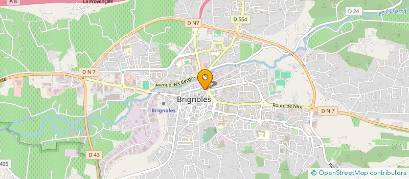 localisation de l'entreprise SCI  LES AUGUSTINS  BRIGNOLES