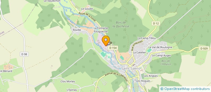localisation de l'entreprise SCI LES AULNAIES à SAINT-SAENS