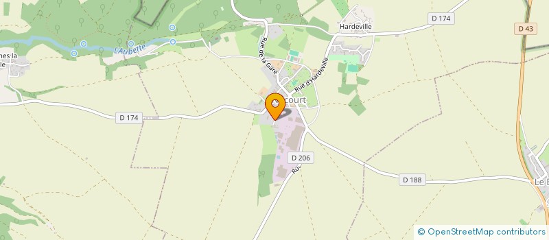 localisation de l'entreprise SCI LES AULNAIES  NUCOURT