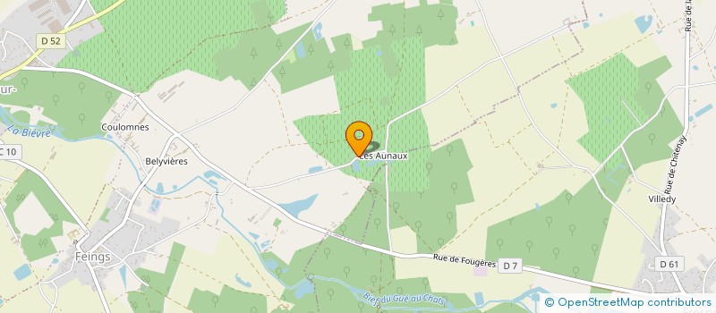 localisation de l'entreprise SCI LES AULNEAUX  LE CONTROIS-EN-SOLOGNE