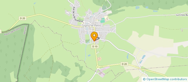 localisation de l'entreprise SCI LES AULNES  SIGNY-LE-PETIT