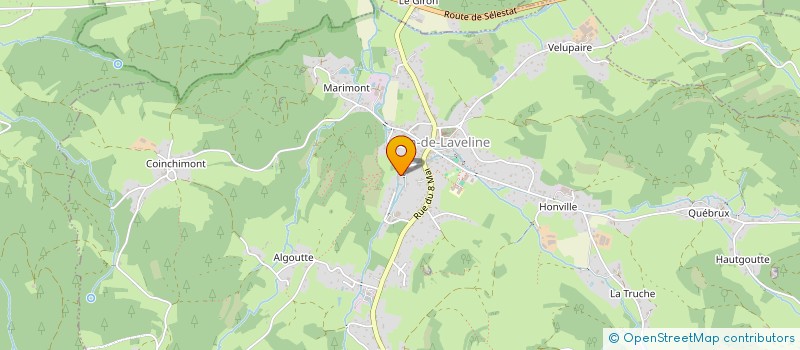 localisation de l'entreprise SCI LES AULNES  BAN-DE-LAVELINE