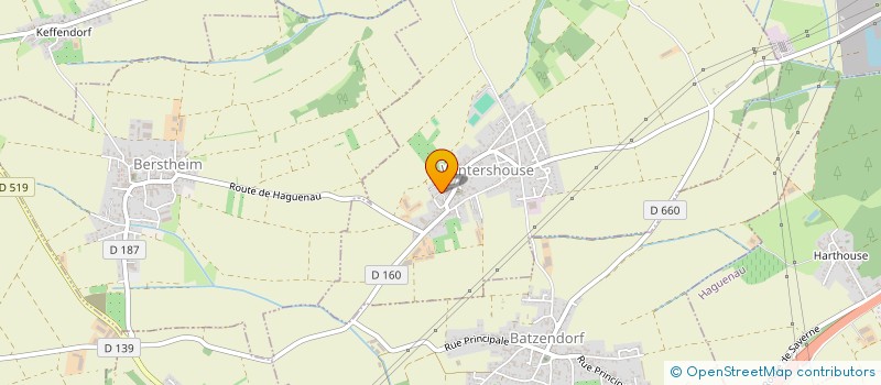 localisation de l'entreprise SCI LES AULNES  WINTERSHOUSE