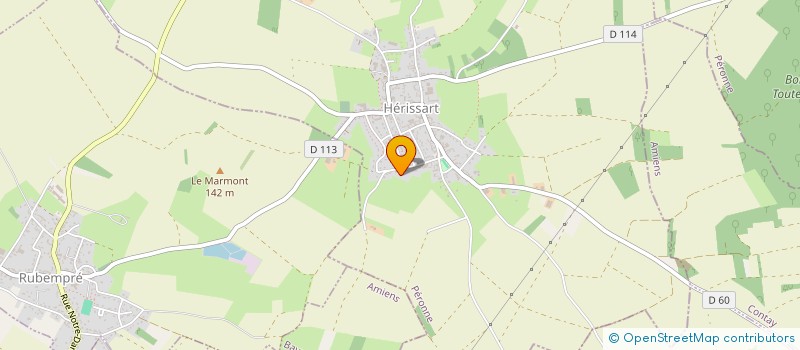 localisation de l'entreprise SCI LES AULNES  HERISSART