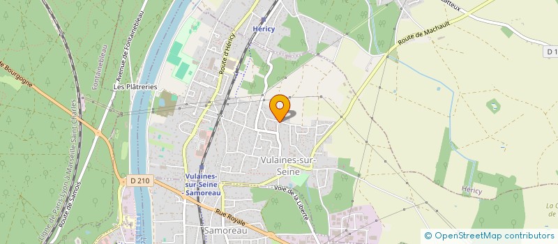 localisation de l'entreprise SCI LES AULNETTES  VULAINES-SUR-SEINE