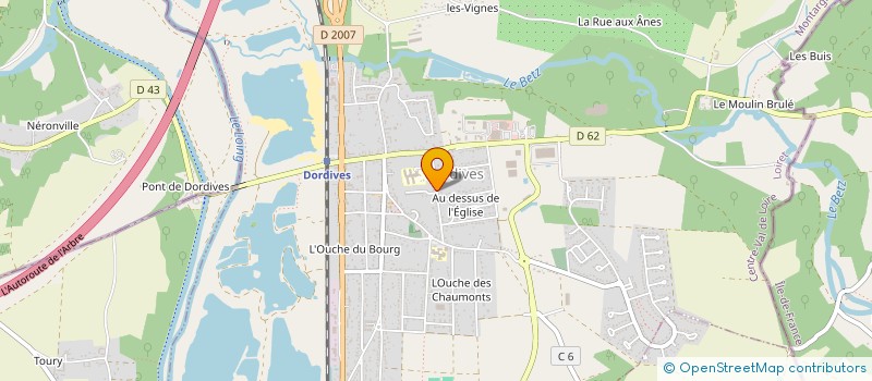 localisation de l'entreprise SCI LES AULNOIS à DORDIVES