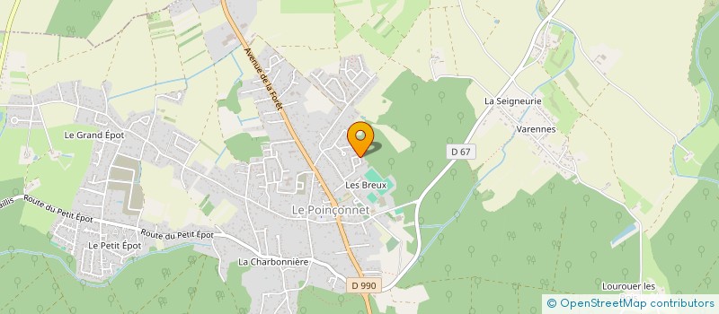 localisation de l'entreprise SCI LES AUMAILLES à LE POINCONNET