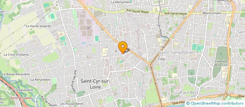 localisation de l'entreprise SCI LES AUMONERIES à SAINT-CYR-SUR-LOIRE