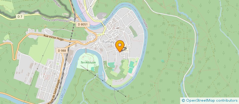 localisation de l'entreprise SCI LES AURAINS  FUMAY