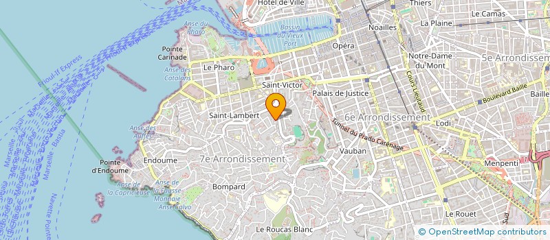 localisation de l'entreprise SCI LES AURES à MARSEILLE