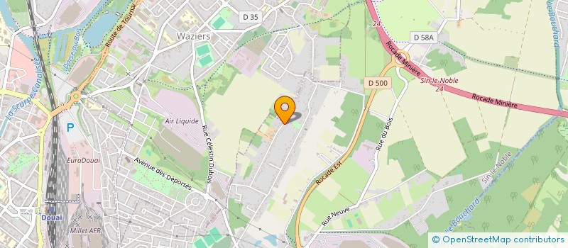 localisation de l'entreprise SCI LES AURES  SIN-LE-NOBLE