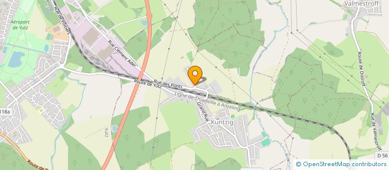 localisation de l'entreprise SCI LES AURIGES  KUNTZIG