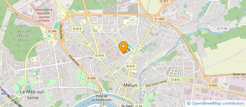 localisation de l'entreprise SCI - LES AUXILIAIRES à MELUN