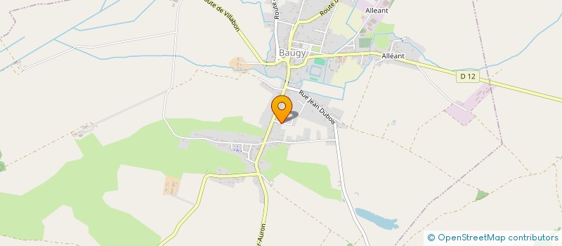 localisation de l'entreprise SCI LES AUZIERES  BAUGY