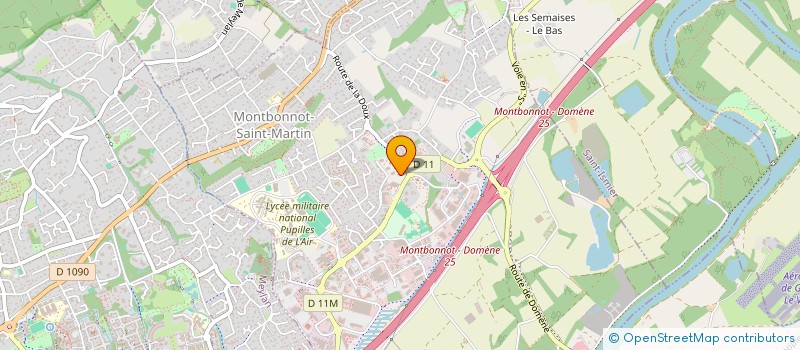 localisation de l'entreprise SCI LES AVETTES  MONTBONNOT-SAINT-MARTIN