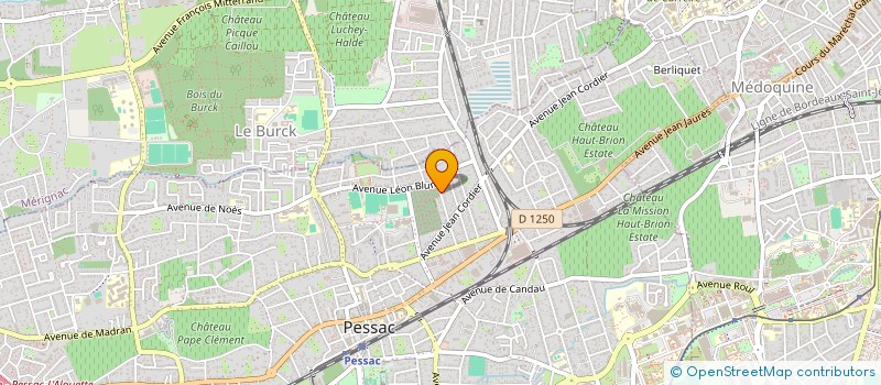 localisation de l'entreprise SCI LES AVIONS  PESSAC