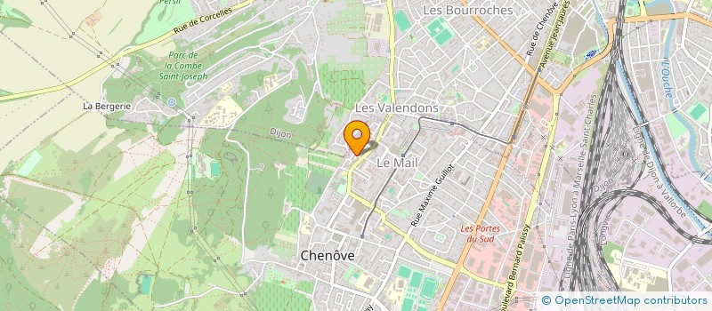 localisation de l'entreprise SCI LES AYGUADES à CHENOVE