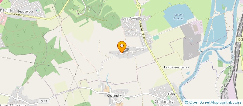 localisation de l'entreprise SCI LES AYVELLES  LES AYVELLES