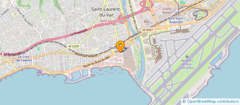 localisation de l'entreprise SCI LES AZALEES à SAINT-LAURENT-DU-VAR