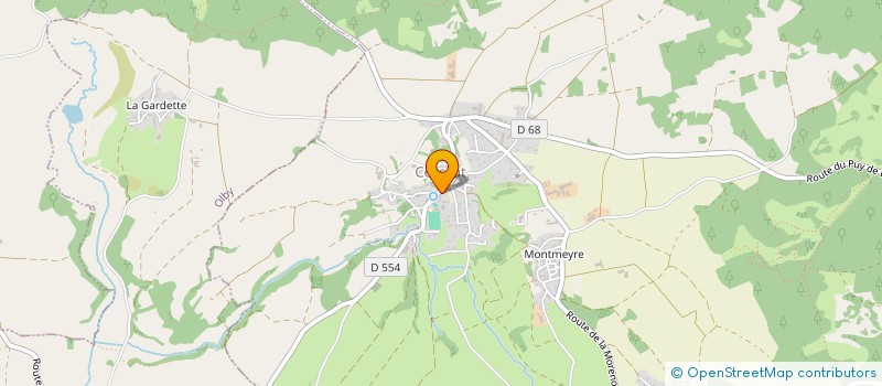 localisation de l'entreprise SCI LES AZALEES  VERNINES