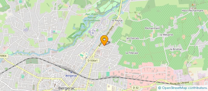 localisation de l'entreprise SCI LES AZALEES à BERGERAC
