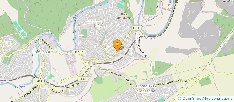 localisation de l'entreprise SCI LES AZALEES  JUF