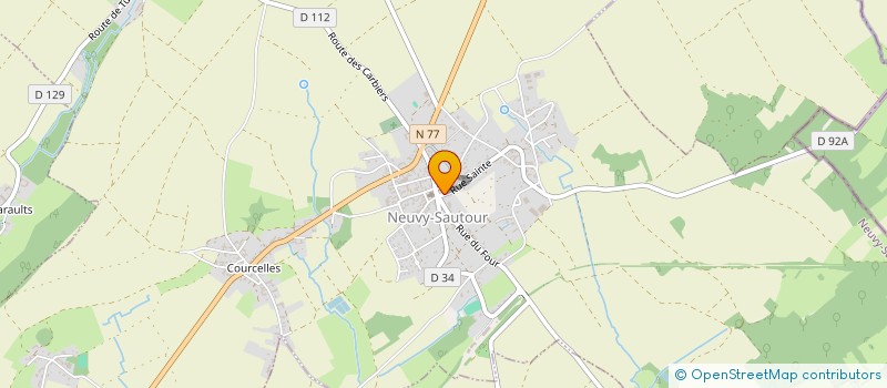 localisation de l'entreprise SCI LES BABAS  NEUVY-SAUTOUR