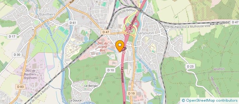 localisation de l'entreprise SCI LES BACHERANDES à BERMONT