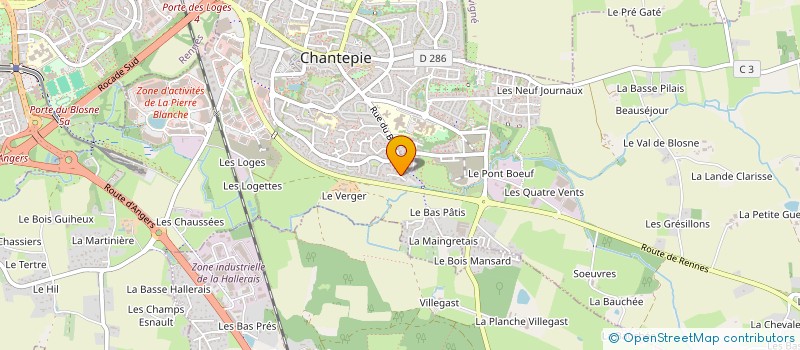 localisation de l'entreprise SCI LES BADIOUS  PLERGUER