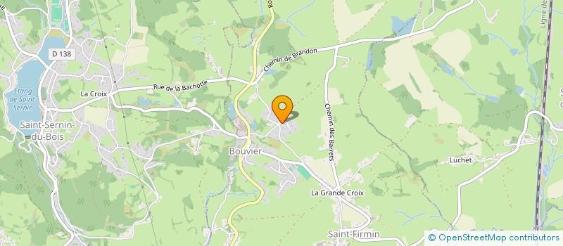 localisation de l'entreprise SCI LES BAGUETTES DU MENHIR à SAINT-FIRMIN