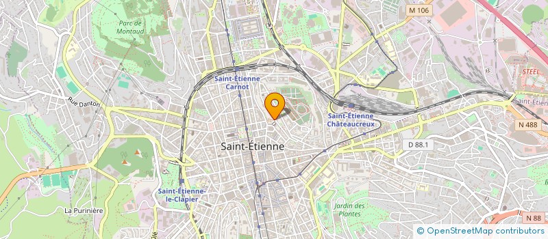 localisation de l'entreprise SCI LES BAHAMAS  SAINT-ETIENNE