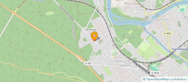 localisation de l'entreprise SCI LES BAILLIS  MORET-LOING-ET-ORVANNE