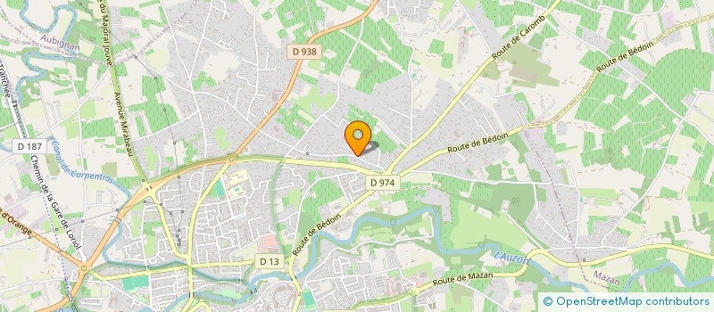 localisation de l'entreprise SCI LES BAINS  AVIGNON