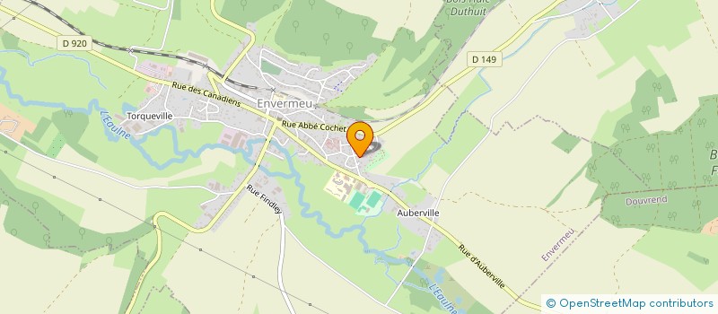 localisation de l'entreprise SCI LES BAINS  ENVERMEU