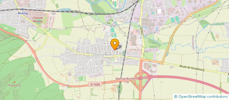 localisation de l'entreprise SCI LES BALADINS  DORLISHEIM