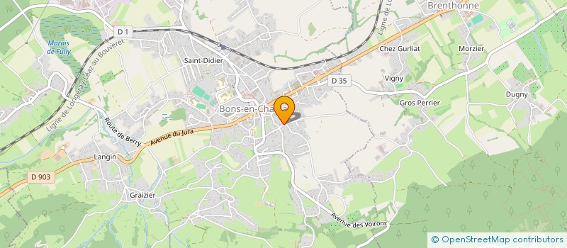 localisation de l'entreprise SCI LES BALAIGUES  BONS-EN-CHABLAIS