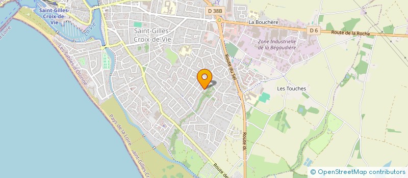 localisation de l'entreprise SCI LES BALCONS à SAINT-GILLES-CROIX-DE-VIE
