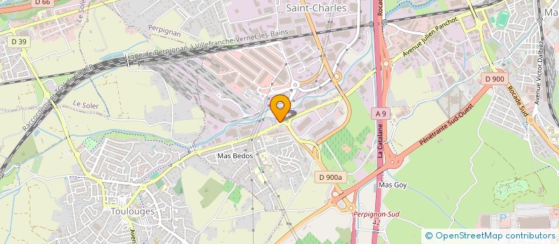 localisation de l'entreprise SCI LES BALCONS DU LOT à PERPIGNAN
