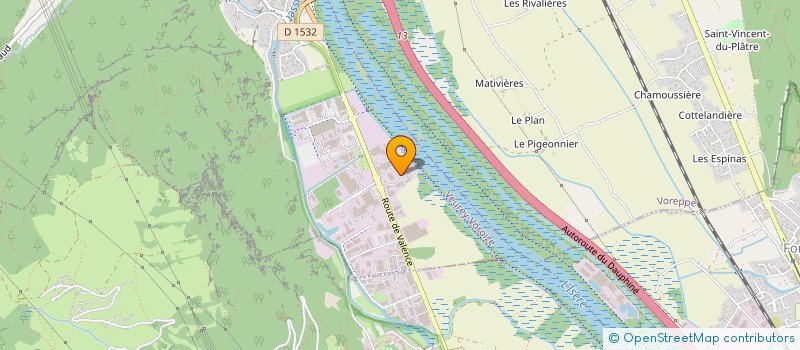 localisation de l'entreprise SCI LES BALCONS DU SERRE  VEUREY-VOROIZE