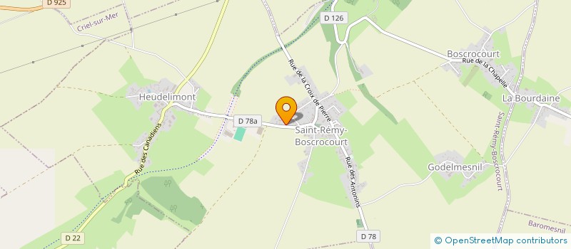 localisation de l'entreprise SCI LES BALCONS FLEURIS  SAINT-REMY-BOSCROCOURT