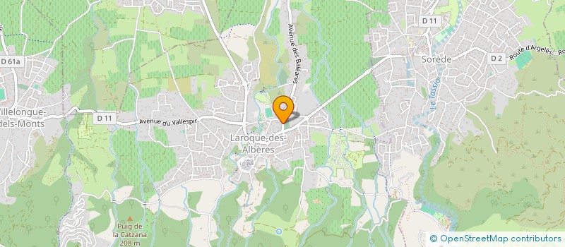 localisation de l'entreprise SCI LES BALEARES  LAROQUE-DES-ALBERES