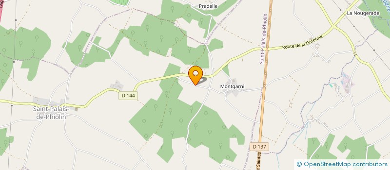 localisation de l'entreprise SCI LES BALLAIS  SAINT-PALAIS-DE-PHIOLIN