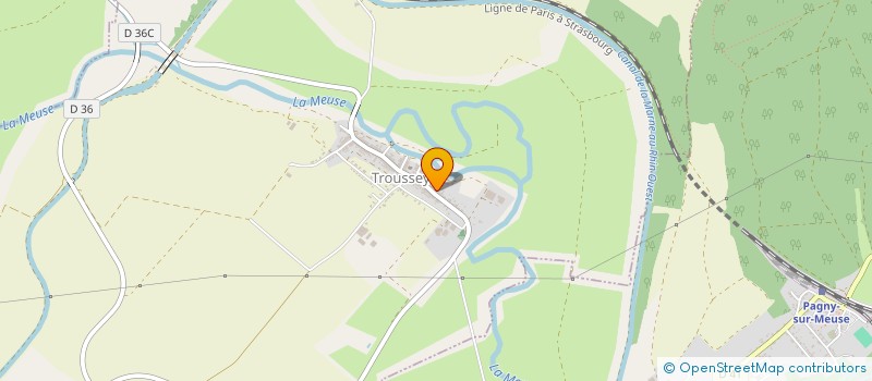 localisation de l'entreprise SCI LES BALLONS à TROUSSEY
