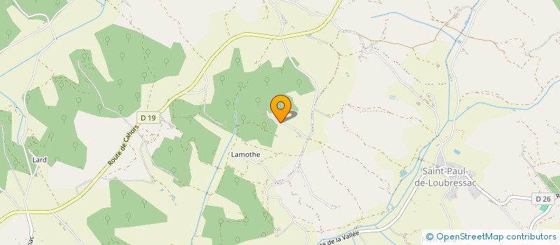 localisation de l'entreprise SCI LES BALMES  SAINT-PAUL-FLAUGNAC