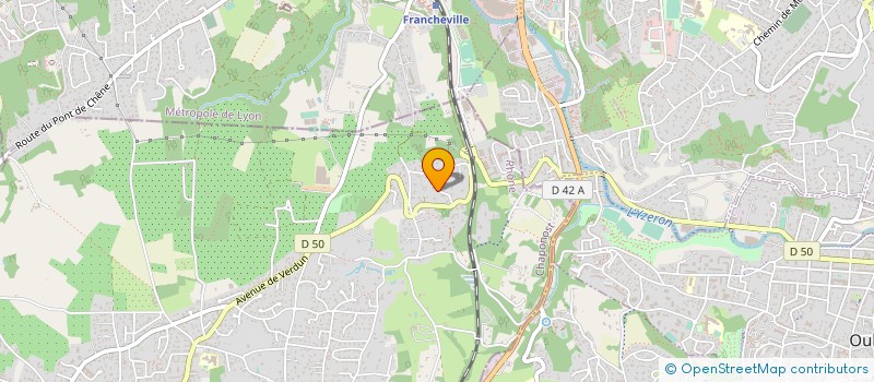 localisation de l'entreprise SCI LES BALMES BLANCHES  CHAPONOST