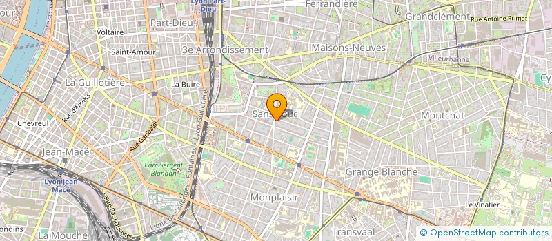 localisation de l'entreprise SCI LES BAMBINS  LYON