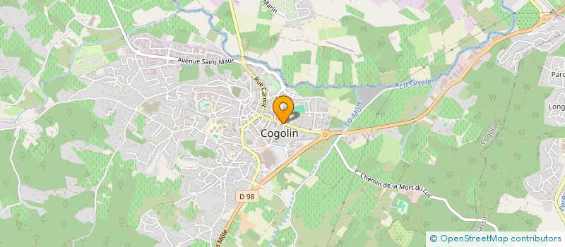 localisation de l'entreprise SCI LES BAMBOUS  COGOLIN