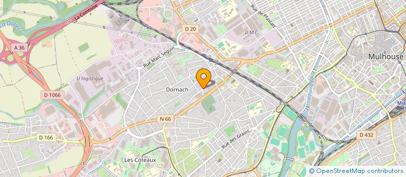 localisation de l'entreprise SCI LES BAMBOUS  MULHOUSE