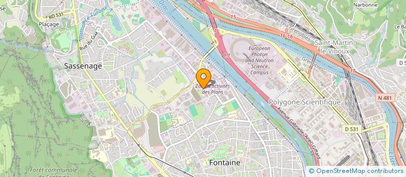 localisation de l'entreprise SCI LES BAMBOUS  FONTAINE