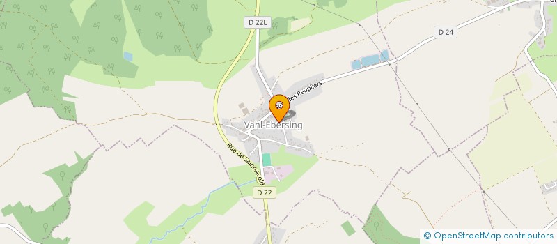 localisation de l'entreprise SCI LES BAMBOUS  VAHL-EBERSING